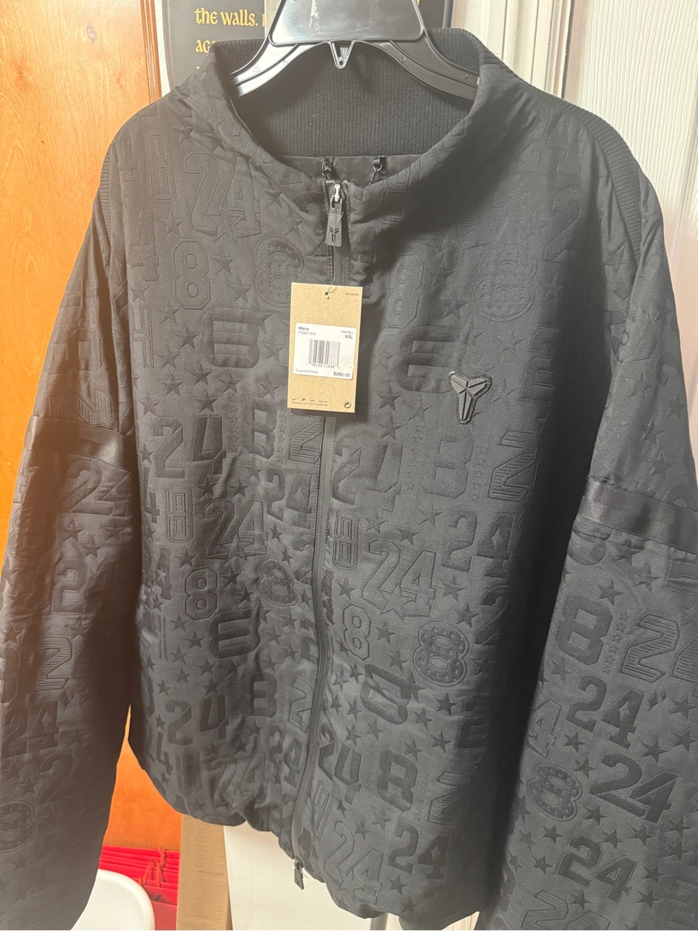 Nike Kobe Bryant basketball Full-Zip Jacket black mamba